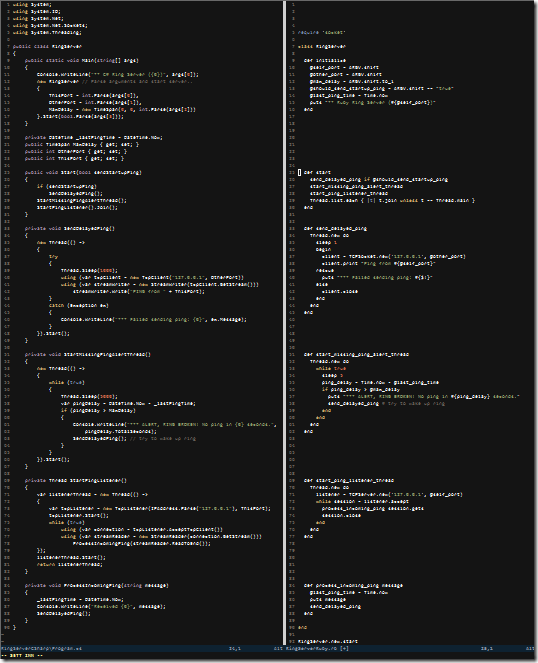 pingring_csharp_vs_ruby pingring_csharp_vs_ruby