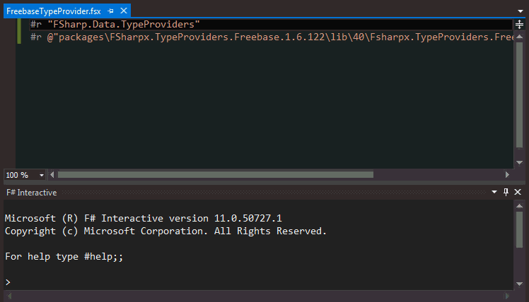 FreebaseTypeProviderMiniDemo