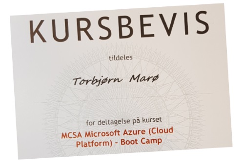 Kursbevis